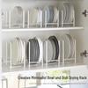 Miling Minimalist Carbon Steel Dish Storage Rack