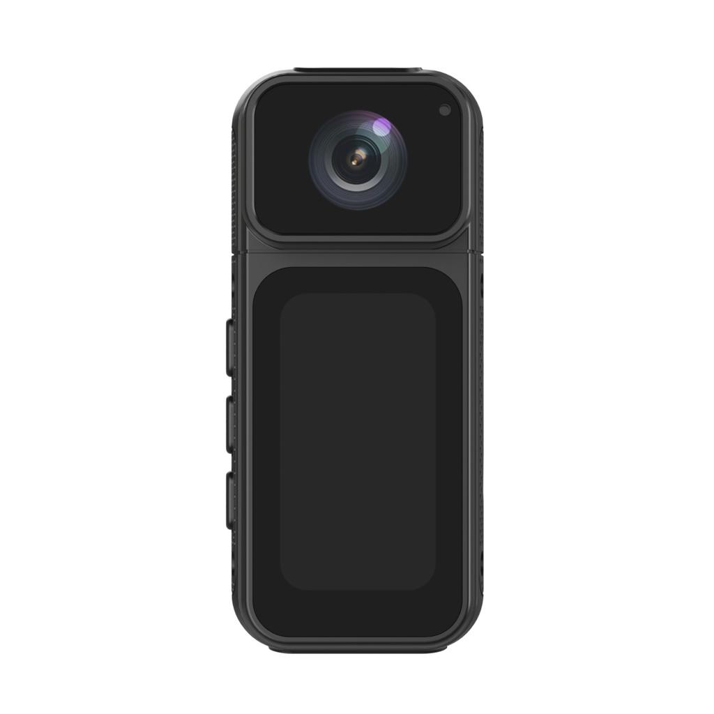 New S80 Big Screen Tiny Thumb Camera 1.47inch IPS Hands-free Portable Camera 180° Twise Lens 2.7K 1080P Long Lasting Battery Anti-loss Mp4 Mini Cam