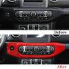 Interior Air Conditioner Switch Panel Cover AC Trims for 18+ Jeep Wrangler JL JT