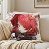 Trending Arknights Exusiai  2D Game Cushion Cover Pillowcase Antidustmite living Room Sofa Decor Cushion Room