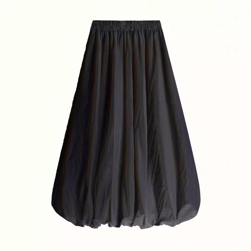 Women's Solid Color Print Casual Summer Spring Skirts