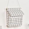 Plaid Sundries Storage Pouches Wall Mounted Bedside Organizer Wall Hanging Bag  Bed Side