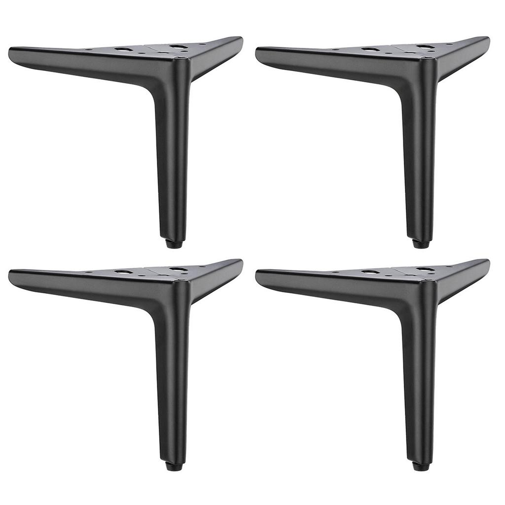 4 Stück Moderne Metallschrankbeine Dreieck Möbelfüße Metallmöbelbeine für Sofa Couch Stuhl & Schrank Ersatz