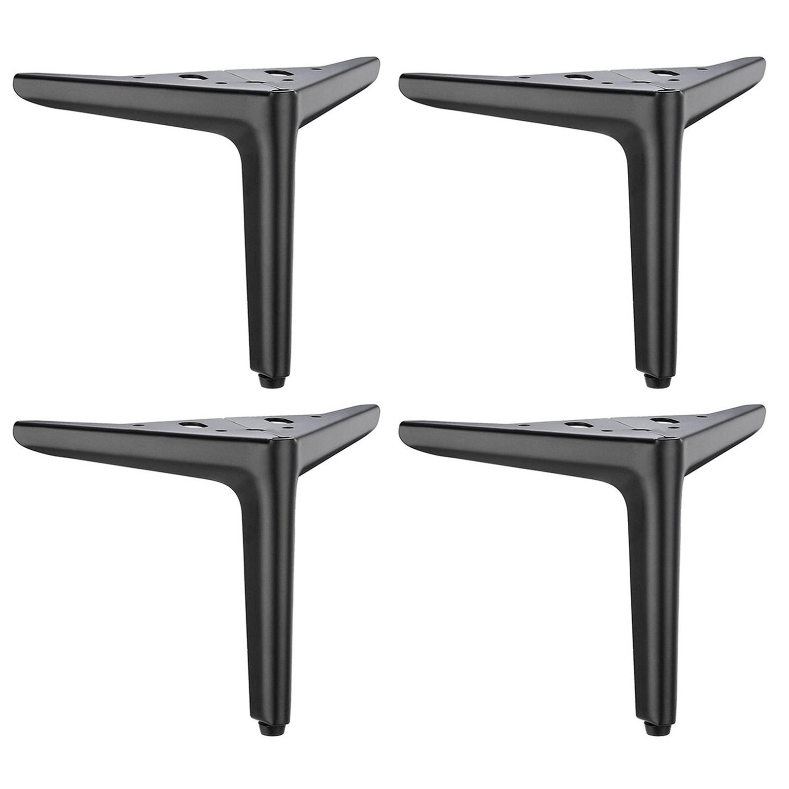 

4 шт. Современные металлические ножки для шкафа, треугольные ножки для мебели, металлические ножки для мебели для дивана, кушетки, кресла и шкафа, замена B