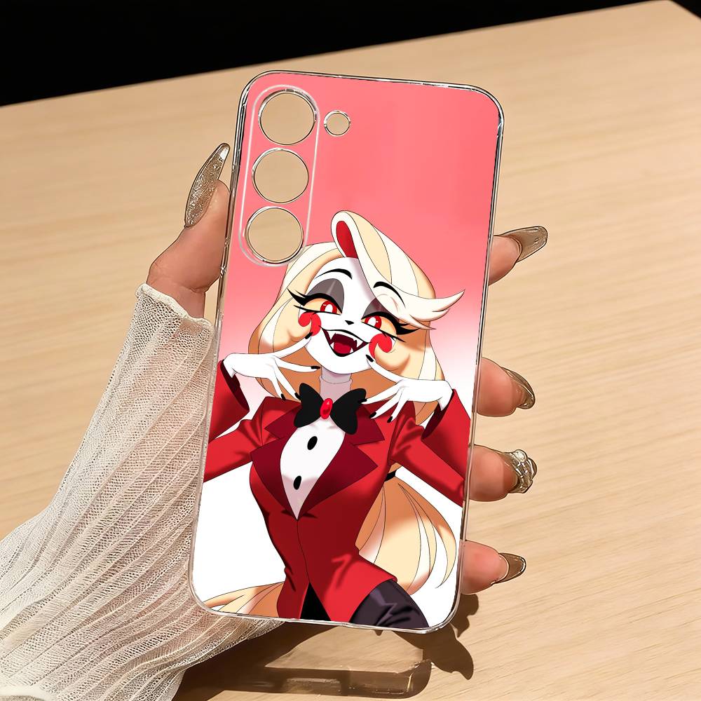 H-Hazbin H-Hotel Charlie Morningstar Phone Case For Samsung S25,S24,S21,S22,S23,S30,Ultra,S20,Plus,Fe,Lite Transparent Cover