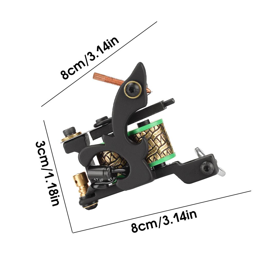 8 Wraps Shader Coil Machine Salon Body Art Device Stable Artist Instrument Permanent Makeup Supplies Heat Resistant