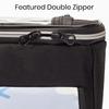 Bike Handlebar Bag Waterproof Large Capacity Cartoon Pattern Zipper Closure Double Layer Bike Front Bag Electric Bicycle Handlebar Frame Bag