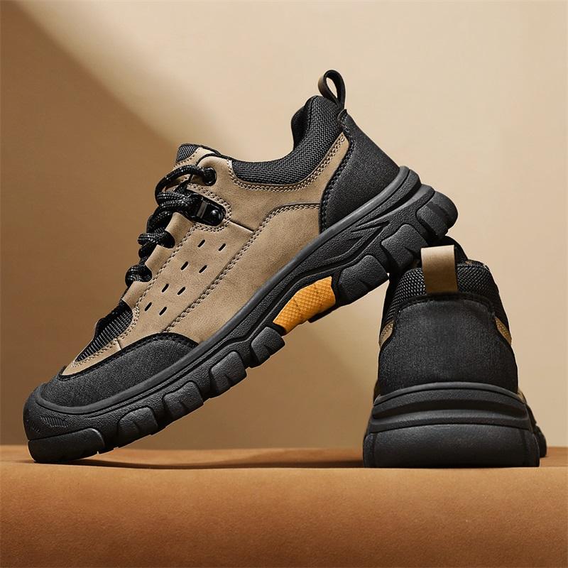 Fashion Outdoor Soft Hiking Shoes Men Comfort Trekking Travel Shoes Man Wearable Sneakers Waterproof Boots zapatillas de hombre