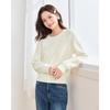 IEF French Style Quilted Knit Sweater