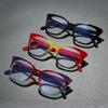 Women's Stylish Cat Eye Optical Spectacle Eyeglasses Frames Men Trendy Vintage Large Glasses Fashion Ultralight Eyewear Lenses