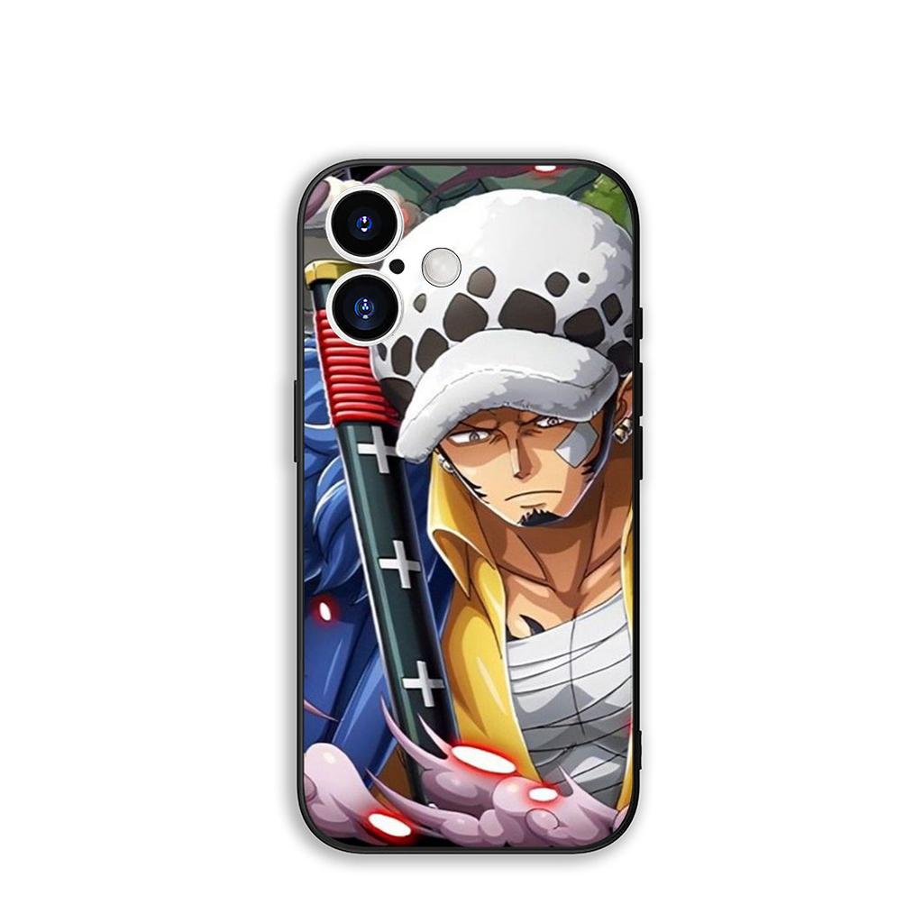 Phone Cover Trafalgar D Water Law Luffy One Piece for Apple iPhone 16 15 14 Plus 13 12 Mini 17 Pro Max + ProMax 16E Air 15+ Case