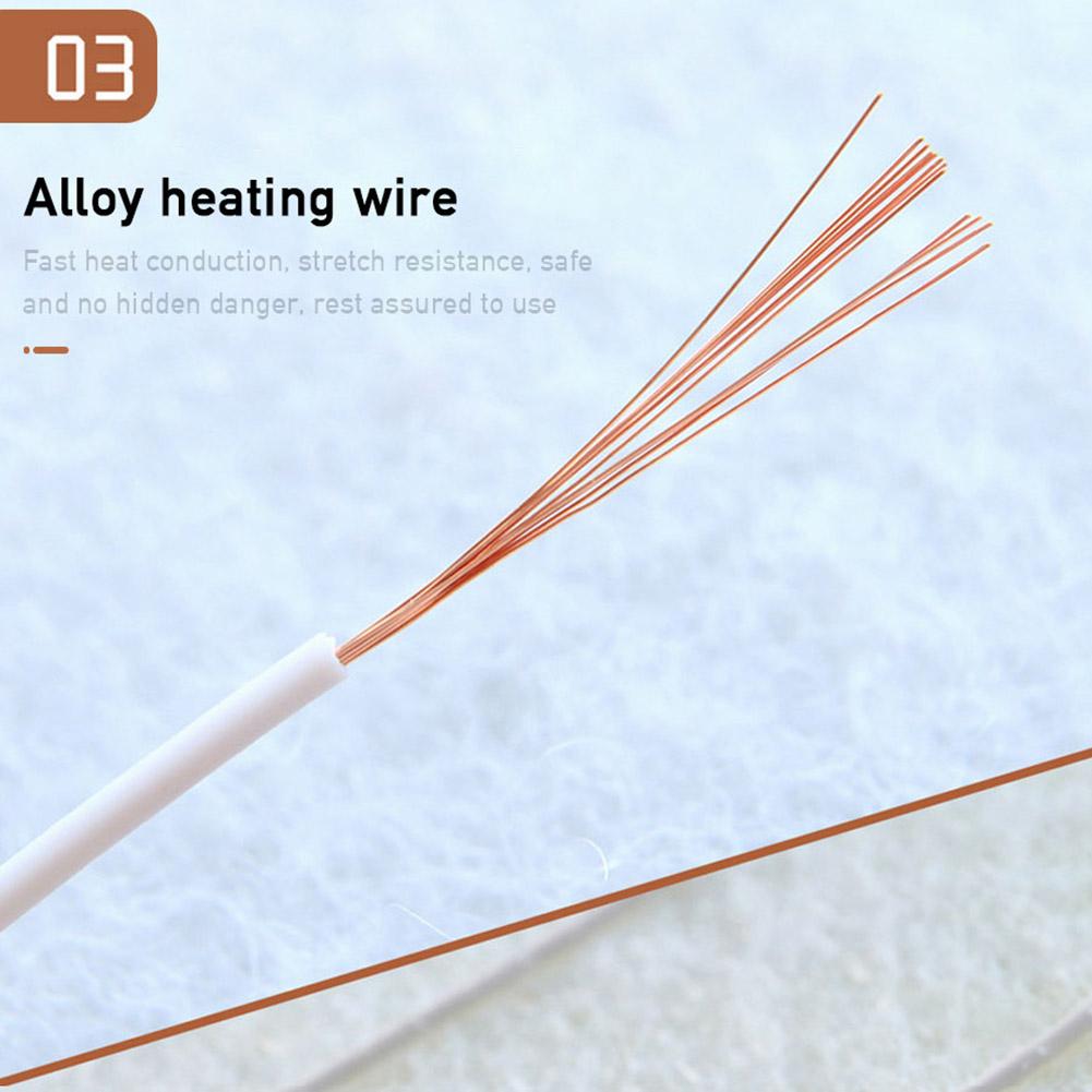 Heated Car Seat Cushion 12V Heating Electric Car Seat Cushion 2 Gear Adjustable Breathable Auto Interior Accessories