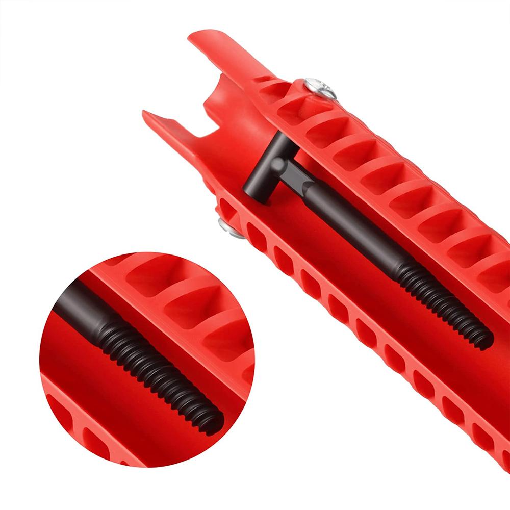 New 8 In 1 Multi Purpose Faucet and Sink Installer Wrench Anti-Slip Handle Double Head Wrench Tool Extra-long design Wrench Tool