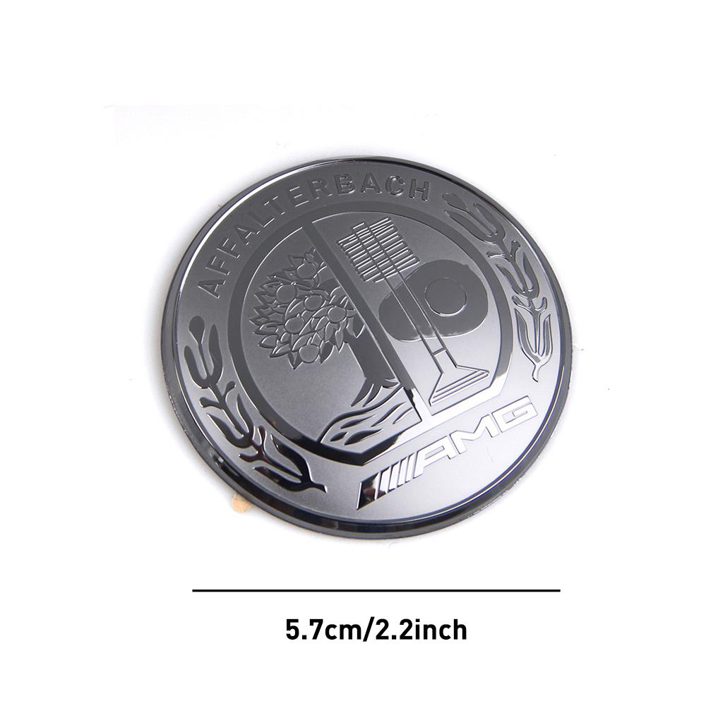 Car Steering Wheel Center Badge Cover Aluminum Star Emblem Sticker For Mercedes Benz W204 W124 W202 W212 W220 W205 GLA CLA AMG