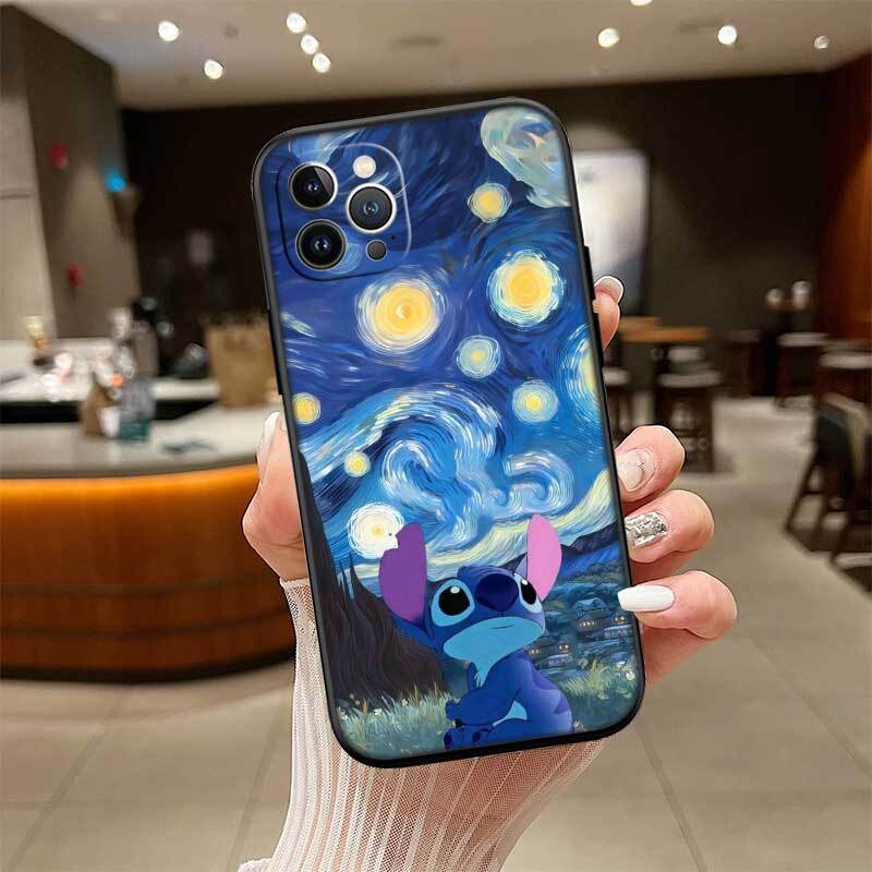 Cute Lilo Stitch Phone Case for Redmi Note 12 12S 12C 13 13C 13R 14 14S 14R 14C 11A 13X A3 A3X A4 A5 Pro Max Plus