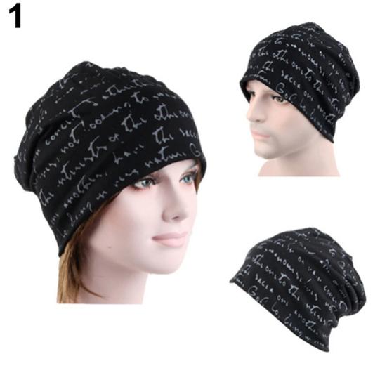 Men's Women's Fashion Hip-Hop Warm Winter Cotton Letter Ski Beanie Skull Cap Hat
