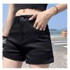 White Denim Shorts for Women, Summer 2026 New Model, High-waisted, Slimming, Loose, Wide-leg, Sexy A-line Shorts