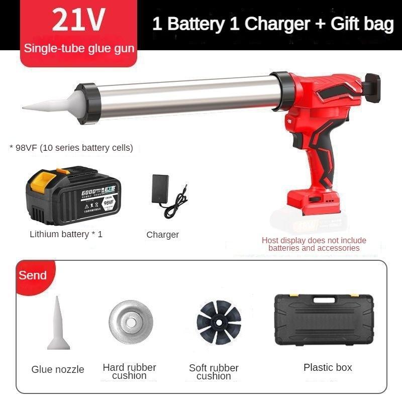 6-speed Adjustable Automatic Electric Glass Glue Gun Charging Hot Melt Glue Machine Household Portable Beauty Seam Power Tool