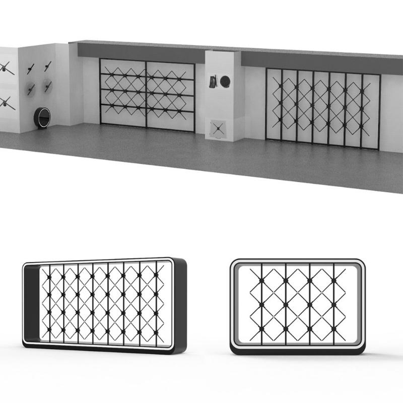 Upgrade 3D Hologramm Werbe-Display-Fächer Hohe Auflösung Hinzugefügt Holografischer Projektor-Fächer Geschäftsgeschäft Laden