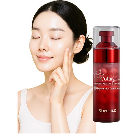 3w Clinic Collagen 3D Regeneration Capsule Serum 55g, Capsule Cream 55g  (7 Options)