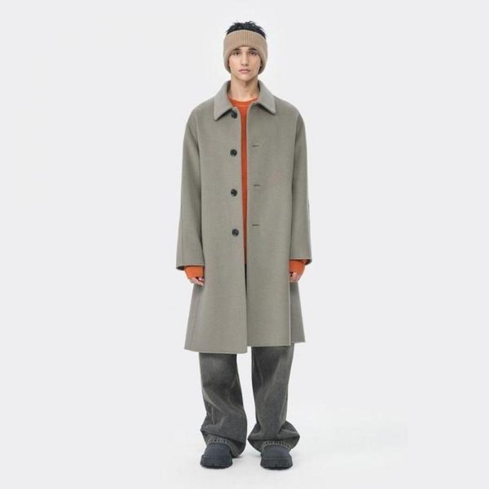 Customellow Cashmere Blended Balmacaan Coat Beige Cwcaw25611bex Beige/S