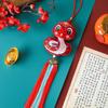 Traditional Embroidery Snake Wind Chimes Hanging New Year Pendants  New Year Decoration