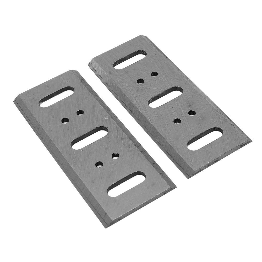 2pcs High Speed Steel Planer Blades Alloy Material Double Edged Planer Blade  Woodworking Use