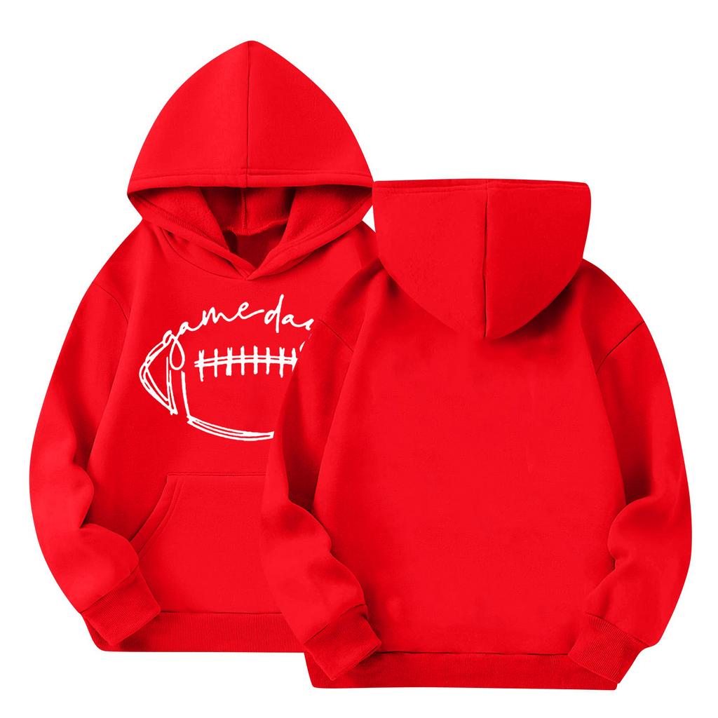 Cute Hoodies For Teen Children Trendy Preppy Hooded Sweatshirts Oversized Long Sleeve Shirts Clothes For Children