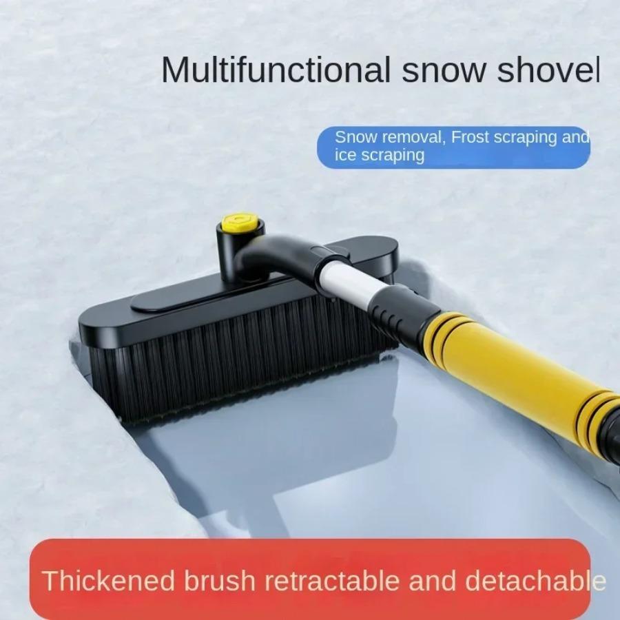 Family Car Snow Plow Tool Snow Brush Defrost Deicing Shovel Multi-purpose Snow Plow Car 3-in-1 Snow Shovel