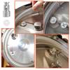 4 Pack Silver Silicone Gaskets Heavy Duty Pot Replacement Parts Durable Floater Valve  Cooking