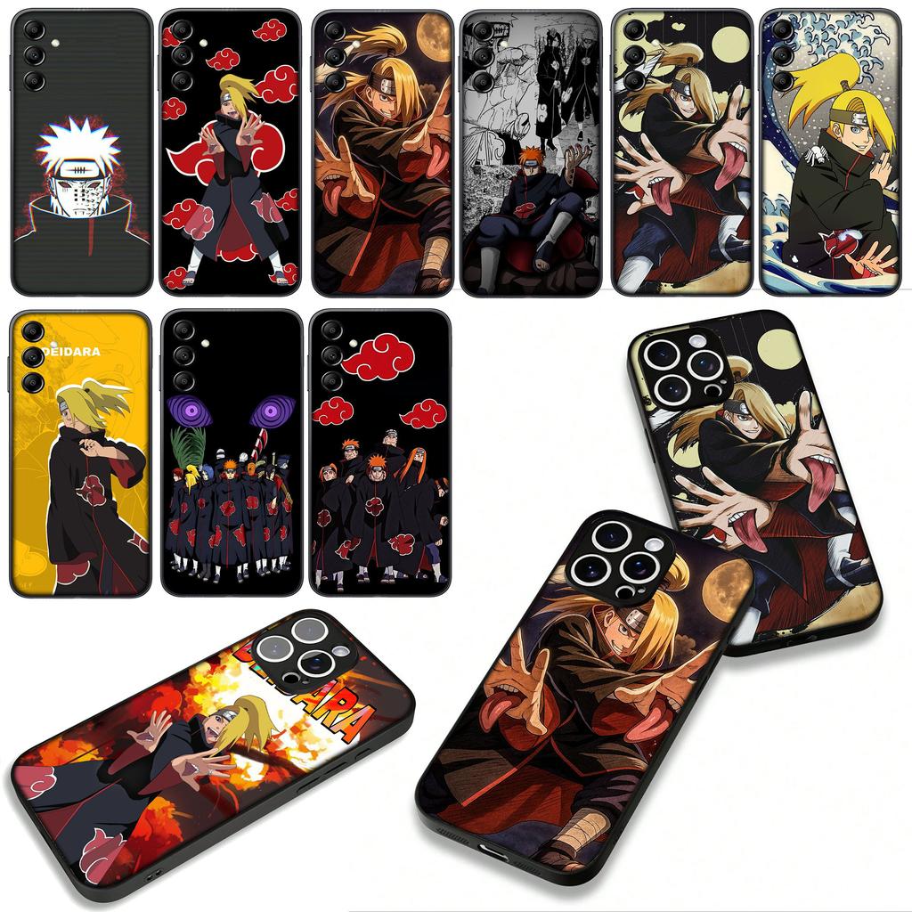 for Samsung Galaxy A36 A17 A26 A07 A35 A54 A53 A13 A33 A34 S8 S9 S20 S21 FE S10 Plus Case Deidara Narutos Itachi Pain Akatsuki