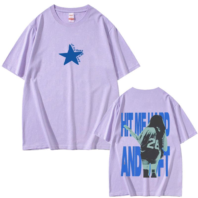 Hit Me Hard and Soft Tour Tshirt Unisex Women Fashion Pop Music T Shirt Unisex Casual Cotton Vintage Tshirts Oversized Streetwear