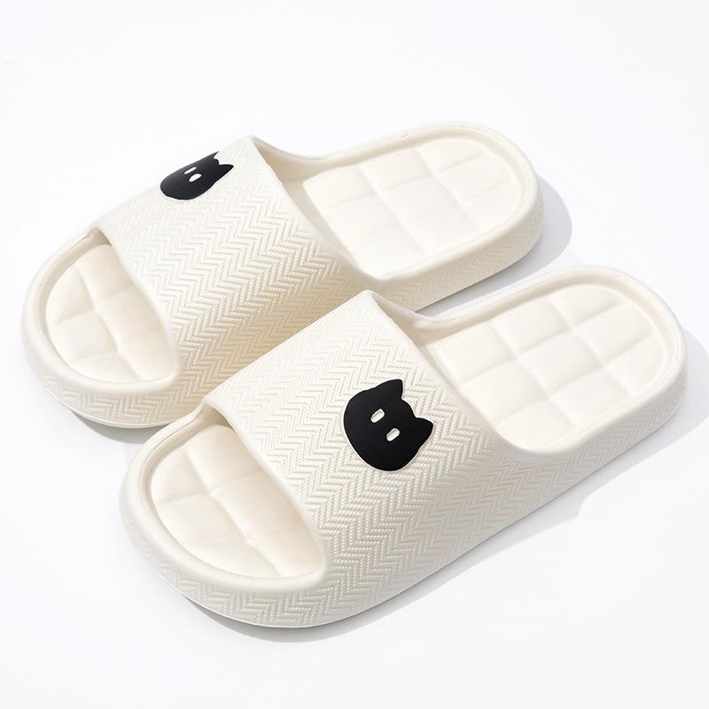 Summer Slide Slippers Women Men New Anti-Slip Bathroom Home Slippers Indoor House Shoes Shower Sandals
