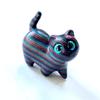 Miniature Cute Wooden Cat Desk Ornaments Office Accessories Home Decor Interior New Year 2025 Decoration Gift Event Souvenirs