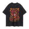 Dragon Ball Wukong Anime T-shirt Men's and Women's Retro Washed Short Sleeve T-shirt Street Wear Loose Casual Top Summer Y2k2026