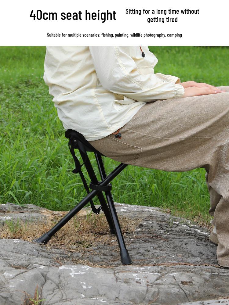 Portable Ultra-Light Camping Chair: Outdoor Folding Stool for Art, Fishing, and Travel