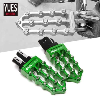 For Kawasaki NINJA400 NINJA 400 2018    Motorcycle Accessories Front Footpegs Foot Rest Peg