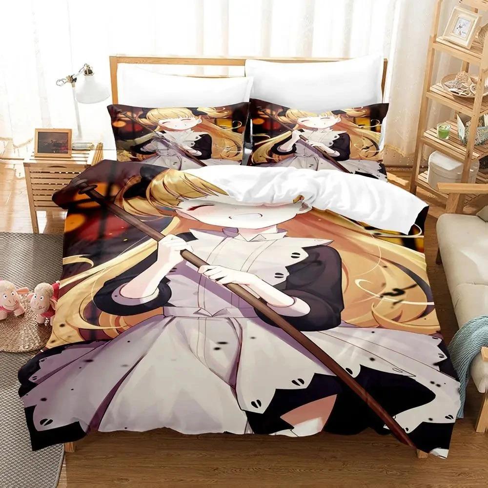 Fashion Anime SHADOWS HOUSE Bedding Set Single Twin Full Queen King Size Bed Set Adult Kid Bedroom Duvet Cover Set Home Textiles