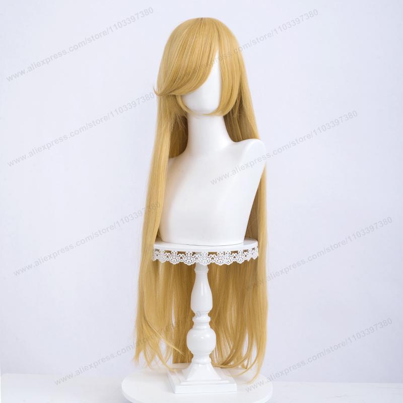 Anime 100Cm Long Staight Cosplay Synthetic Wig Black White Red Pink Brown Gold Blue Women Heat Resistant Hair High Quality Wigs