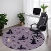 1pc Witchcraft Fantasy Office Round Area Rug, Indoor Mat Suitable For Office, Under Office Chairs Bedroom Living Room Home Decor, Room Deco