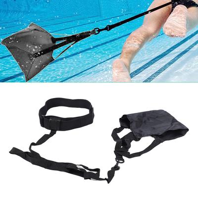 Schwimm-Fallschirm Widerstandsband Set Nylon PP Anti-Lösungs-Schnalle Schwimm-Fallschirm Widerstandstraining Set für Hilfsgeräte 40cm