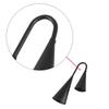 Double-Handle Black Metal Percussion Cowbell for Early Education