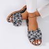 Fashion Plus-size Summer Fashion Casual New Slippers for Women 2025 Flat Flat Slippers with Bow