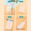 50Pcs Hangable Bath Foaming Mesh Bags with Drawstring Shower Gel Saver Pouch  for Facial Cleanser