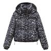 Retro leopard print hat removable original style new simple coat cotton clothes