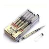 Sencoo 12 Pack Black Gel Ink Pen Extra Fine Ballpoint Pen 0.35mm Black Office School Stationery Student Pen