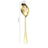 Gold Stainless Steel Western Serving Tableware Fork Spoon Shovel Set Portable Cutlery Dinnerware for Steak Kitchen Utensils