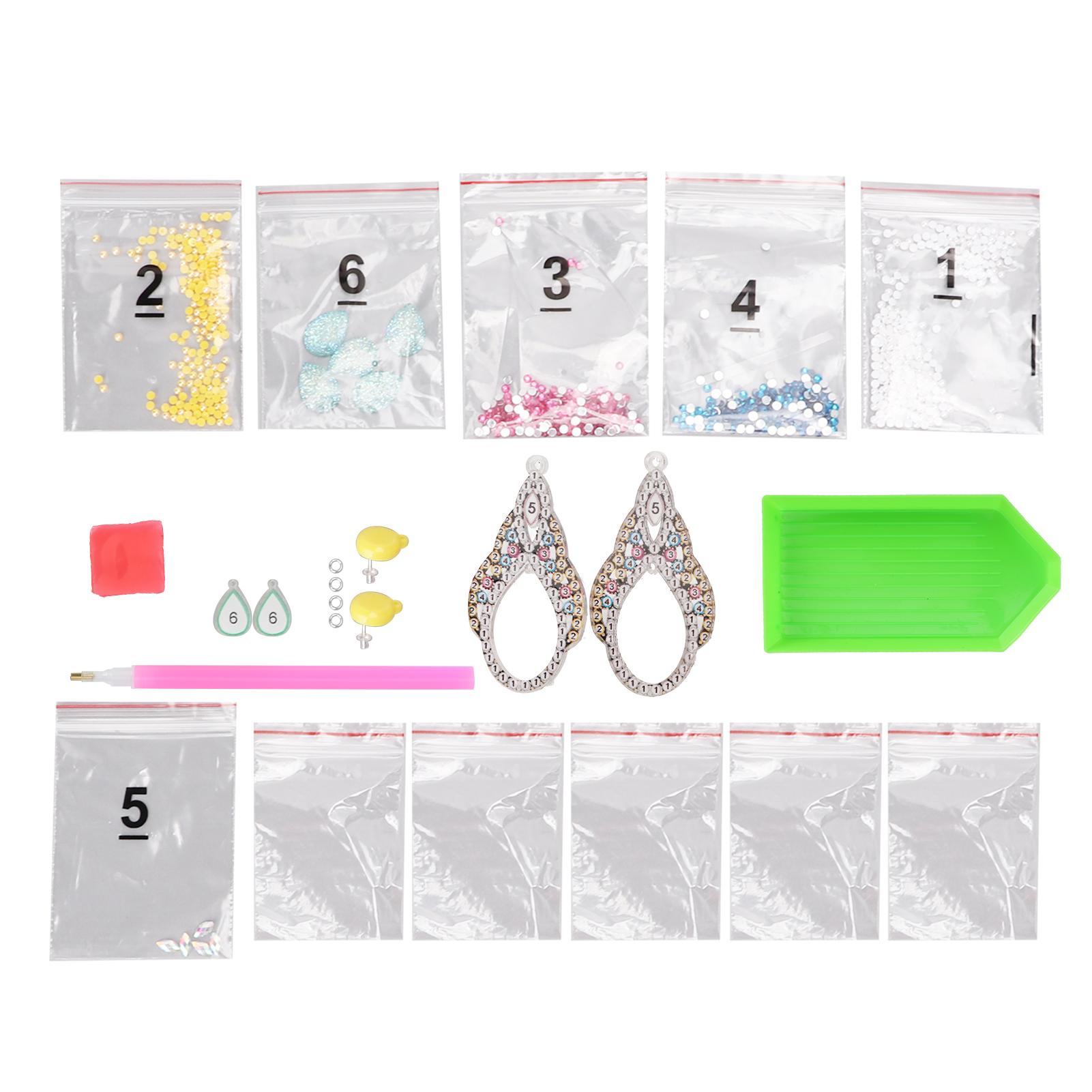 

Rhinestone Earrings Waterproof Healthy Harmless Uniform Texture Beautiful Exquisite Shiny Ear Studs