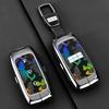For Geely Galaxy M9  Smart Key Fob Cover Case Holder, Premium Zinc Alloy Metal Keychain Shell Protector