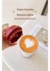 Lily of the Valley 316 Stainless Steel Insulated Coffee Cup with Double-Layer Straw